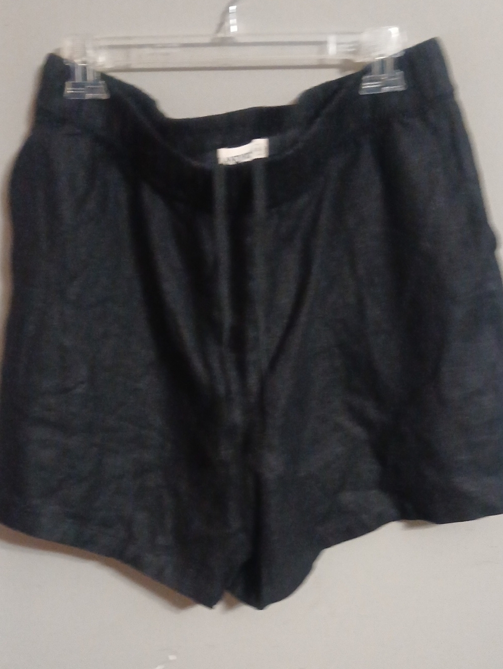 Blank NYC Black Tailored High-Waist Shorts